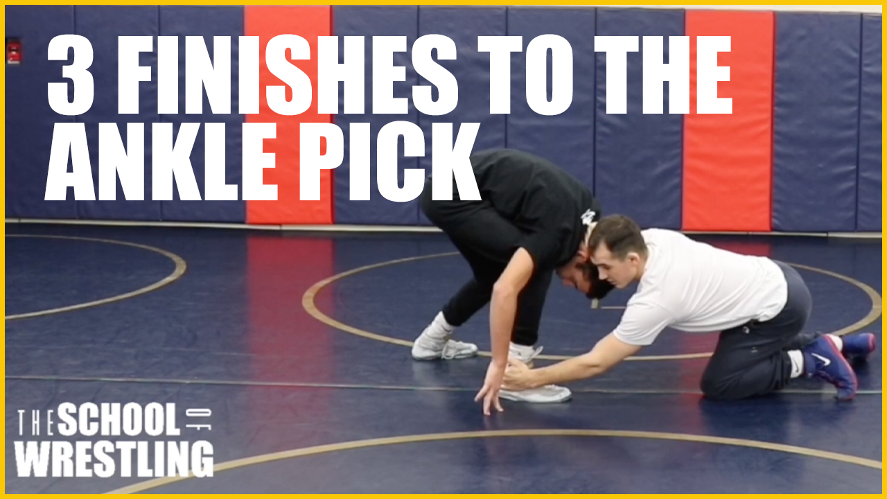 Wrestling Technique | Here are 3 finishes to the ankle pick.
