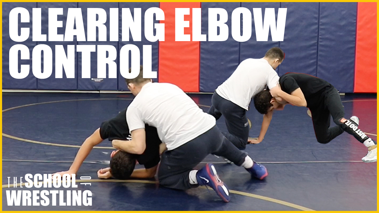 Wrestling Technique | Clearing the elbow control from the front headlock position.