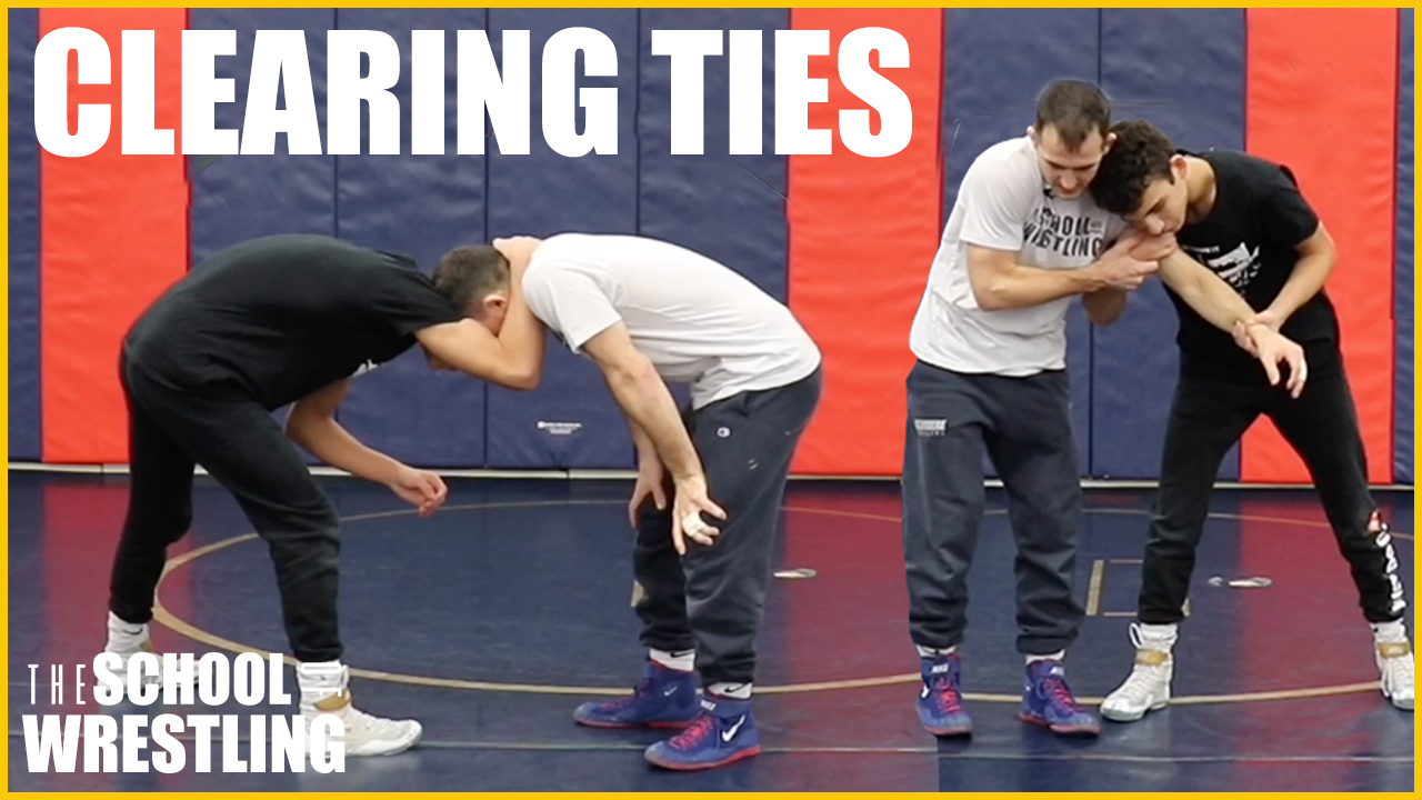 Wrestling Technique | Clearing ties on your feet.
