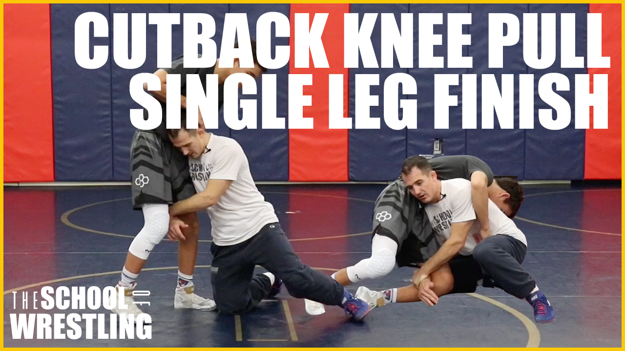 Wrestling Technique | Cutback Knee pull Single leg Finish