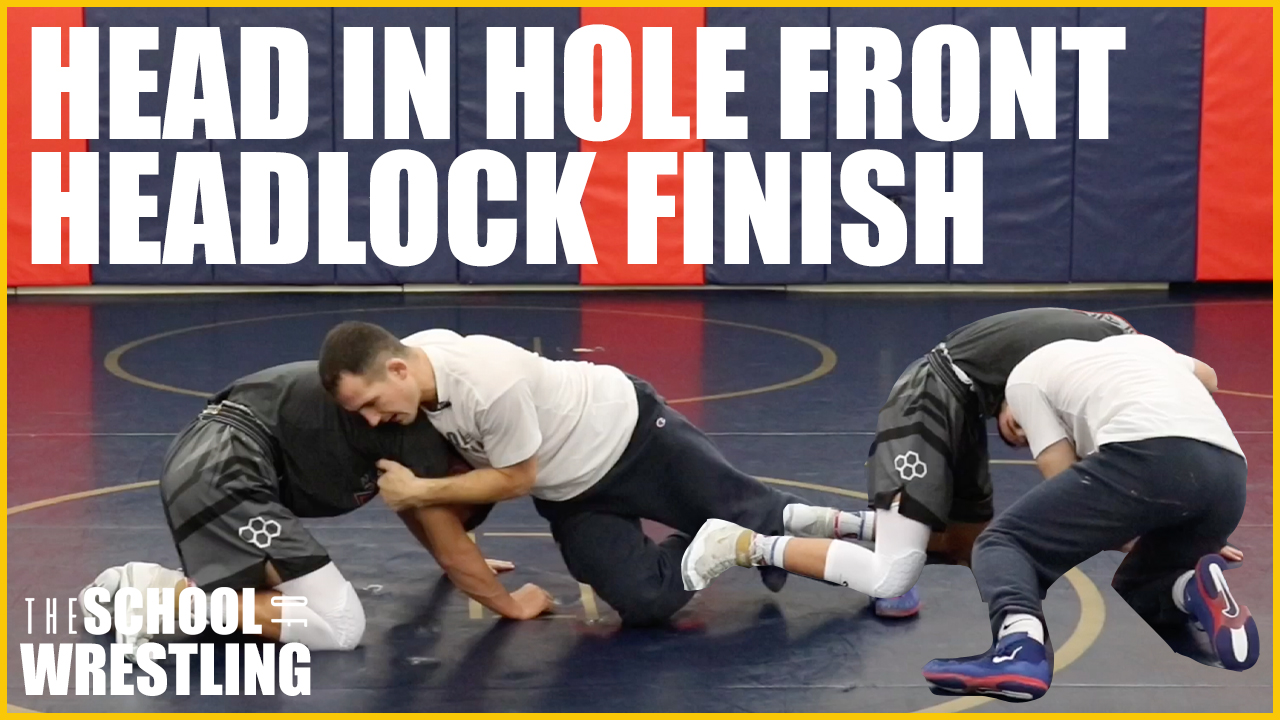 Wrestling Technique | Head in hole front headlock finish.