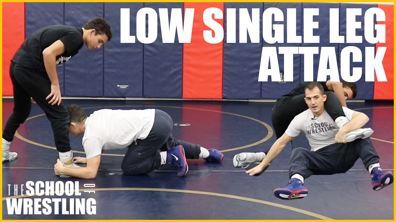 Wrestling Technique | Low Single Leg Attack from your feet.