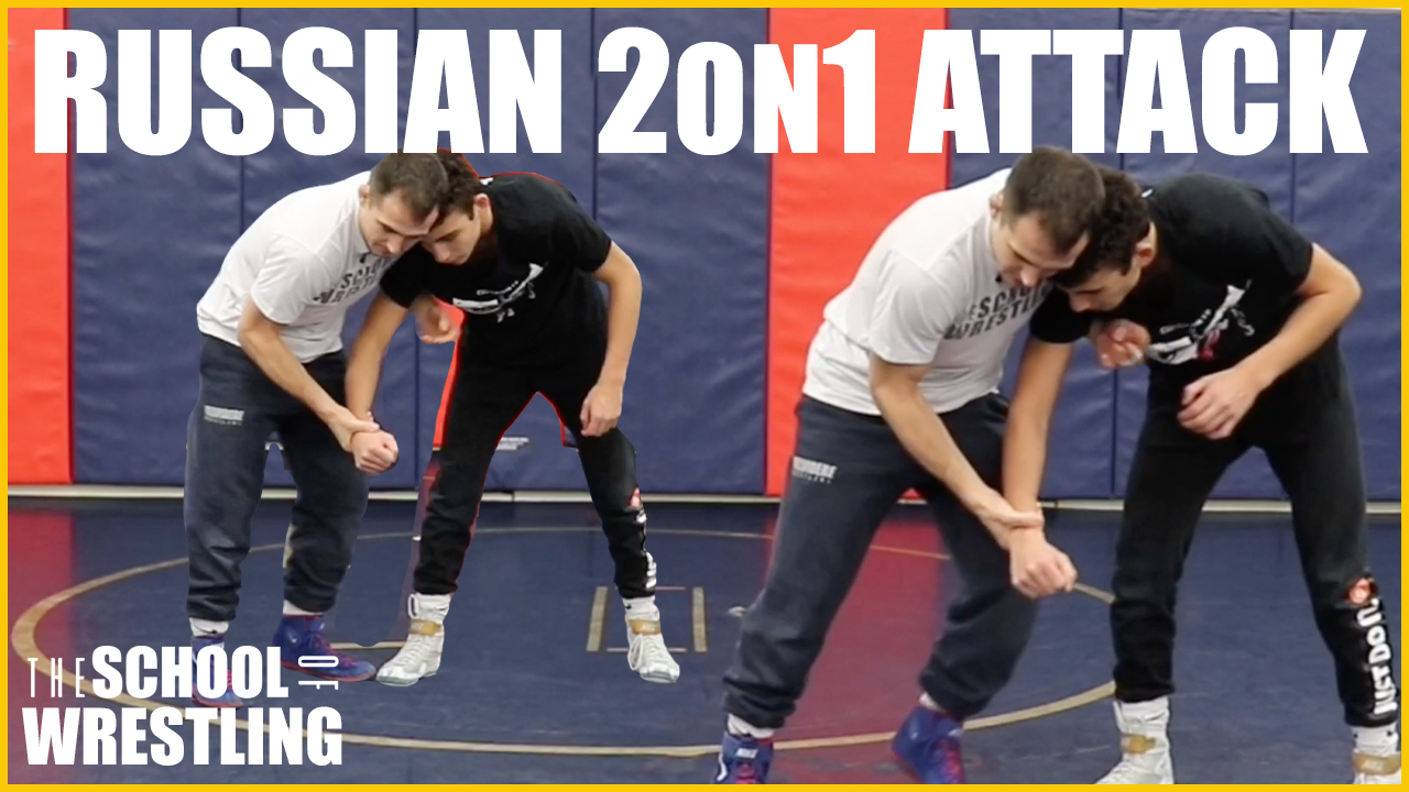 Wrestling Technique | Russian 2-on-1 attack from your feet.